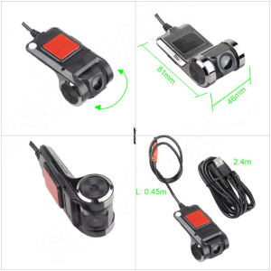Rejestrator Jazdy Kamera DVR 720p z kartą 32GB