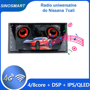 RADIO NAWIGACJA NISSAN Uniwersalne 7cali